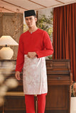 Baju Melayu Teluk Belanga Smart Fit - China Red