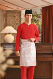 Baju Melayu Teluk Belanga Smart Fit - China Red