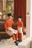 Baju Melayu Kids Teluk Belanga Smart Fit - Burnt Orange Bata