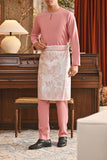 Baju Melayu Teluk Belanga Smart Fit - Dusty Rose