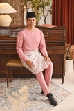 Baju Melayu Teluk Belanga Smart Fit - Dusty Rose