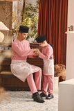 Baju Melayu Teluk Belanga Smart Fit - Dusty Rose