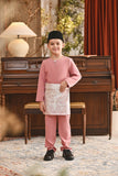 Baju Melayu Kids Teluk Belanga Smart Fit - Dusty Rose