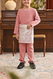 Baju Melayu Kids Teluk Belanga Smart Fit - Dusty Rose