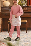 Baju Melayu Kids Teluk Belanga Smart Fit - Dusty Rose