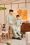Baju Melayu Kids Teluk Belanga Smart Fit - Baby Mint