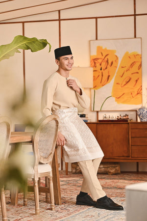 Baju Melayu Teluk Belanga Smart Fit - Shifting Sand