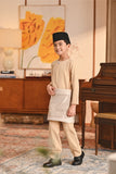 Baju Melayu Kids Teluk Belanga Smart Fit - Sand