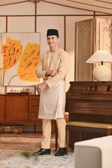 Baju Melayu Teluk Belanga Smart Fit - Sand