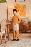 Baju Melayu Kids Teluk Belanga Smart Fit - Inca Gold