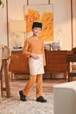 Baju Melayu Kids Teluk Belanga Smart Fit - Sudan Gold