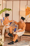 Baju Melayu Kids Teluk Belanga Smart Fit - Sudan Gold