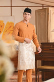 Baju Melayu Teluk Belanga Smart Fit - Sudan Gold