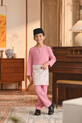 Baju Melayu Kids Teluk Belanga Smart Fit - Orchid Smoke