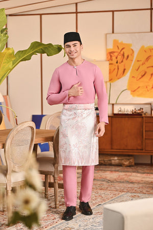 Baju Melayu Teluk Belanga Smart Fit - Orchid Smoke