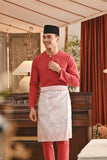 Baju Melayu Teluk Belanga Smart Fit - Regal Red