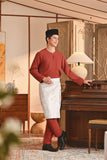 Baju Melayu Teluk Belanga Smart Fit - Tibetan Red