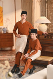 Baju Melayu Teluk Belanga Smart Fit - Tortoise Shell