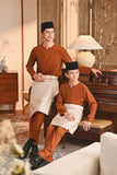 Baju Melayu Teluk Belanga Smart Fit - Tortoise Shell