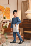 Baju Melayu Kids Teluk Belanga Smart Fit - Legion Blue A