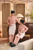 Baju Melayu Teluk Belanga Smart Fit - Rose Tan