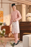 Baju Melayu Teluk Belanga Smart Fit - Rose Tan