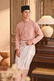 Baju Melayu Teluk Belanga Smart Fit - Rose Tan