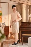 Baju Melayu Teluk Belanga Smart Fit - Apricot Gelato