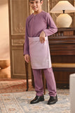 Baju Melayu Kids Teluk Belanga Smart Fit - Very Grape