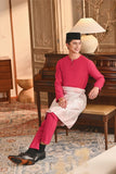 Baju Melayu Teluk Belanga Smart Fit - Hot Pink