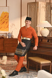 Baju Melayu Teluk Belanga Smart Fit - Burnt Orange