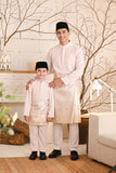 Baju Melayu Luxury Bespoke Fit - Champagne Pink