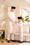 Baju Melayu Kids Luxury Bespoke Fit - Champagne Pink