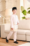 Baju Melayu Kids Luxury Bespoke Fit - Champagne Pink