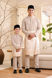 Baju Melayu Kids Luxury Bespoke Fit - Champagne