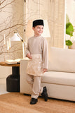 Baju Melayu Kids Luxury Bespoke Fit - Champagne