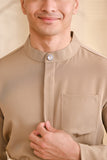 Baju Melayu Luxury Bespoke Fit - Pale Olive