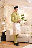 Baju Melayu Luxury Bespoke Fit - Leaf Green