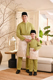 Baju Melayu Luxury Bespoke Fit - Leaf Green