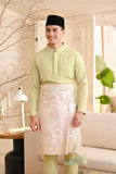 Baju Melayu Luxury Bespoke Fit - Tea Green