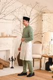 Baju Melayu Luxury Bespoke Fit - Sage Green