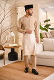 Baju Melayu Teluk Belanga Smart Fit - Sand Brown