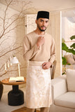 Baju Melayu Teluk Belanga Smart Fit - Sand Brown