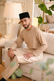 Baju Melayu Teluk Belanga Smart Fit - Sand Brown