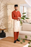 Baju Melayu Teluk Belanga Smart Fit - Mandarin Red