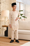 Baju Melayu Kids Teluk Belanga Smart Fit - Cream