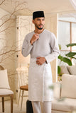 Baju Melayu Teluk Belanga Smart Fit - Light Grey