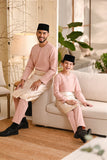 Baju Melayu Teluk Belanga Smart Fit - Rose Pink