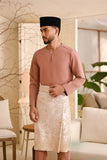 Baju Melayu Teluk Belanga Smart Fit - Mauve Pink