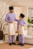 Baju Melayu Teluk Belanga Smart Fit - Lavender